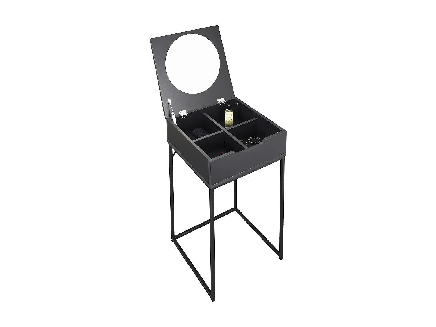 Coiffeuse Abbott Noir Noir