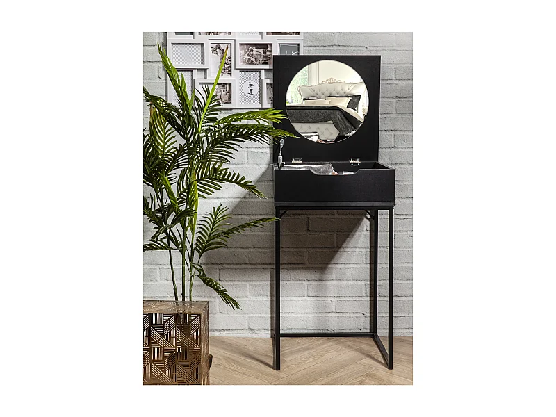 Coiffeuse Abbott Noir Noir