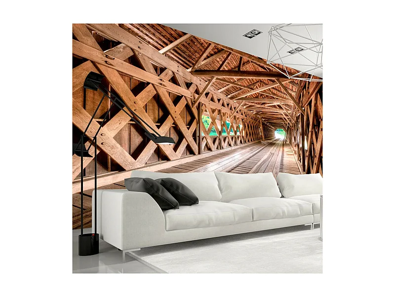 Papier Peint "Wooden Bridge" 175 x 250 cm
