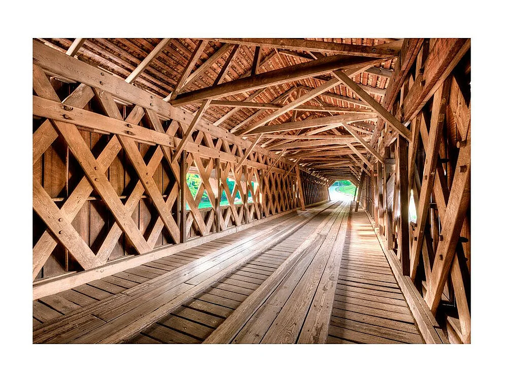 Papier Peint "Wooden Bridge" 175 x 250 cm