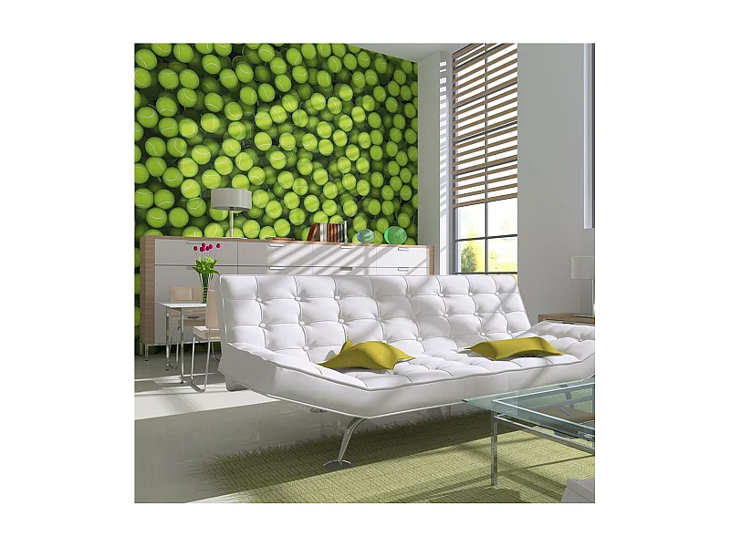 Papier Peint "Balles de Tennis Fond" 193 x 250 cm