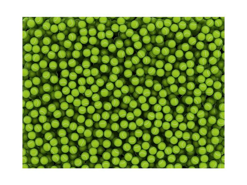 Papier Peint "Balles de Tennis Fond" 193 x 250 cm