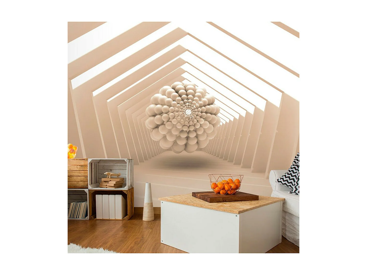 Papier Peint "Abstract Corridor" 105 x 150 cm