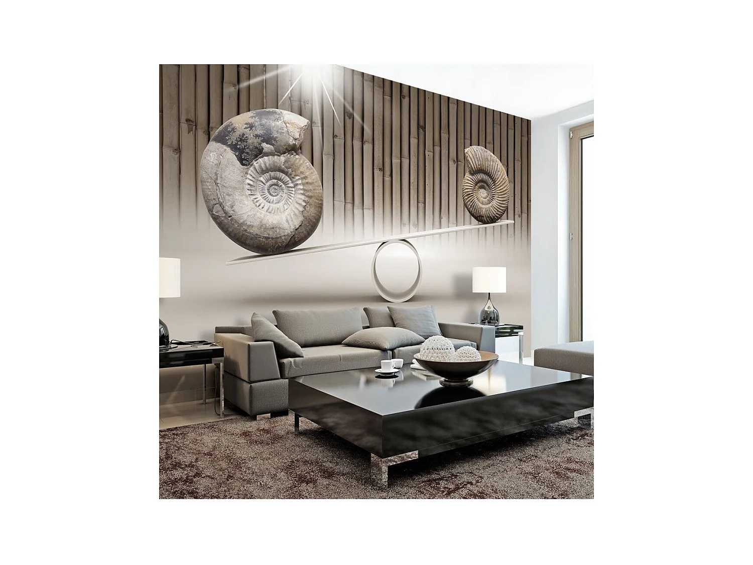 Papier Peint "Fun with Fossils" 175 x 250 cm