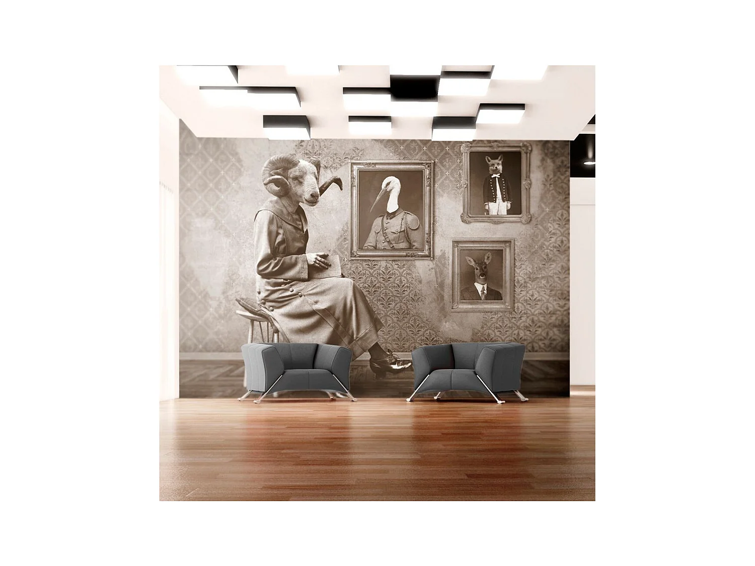 Papier Peint "Real Hipsters" 175 x 250 cm