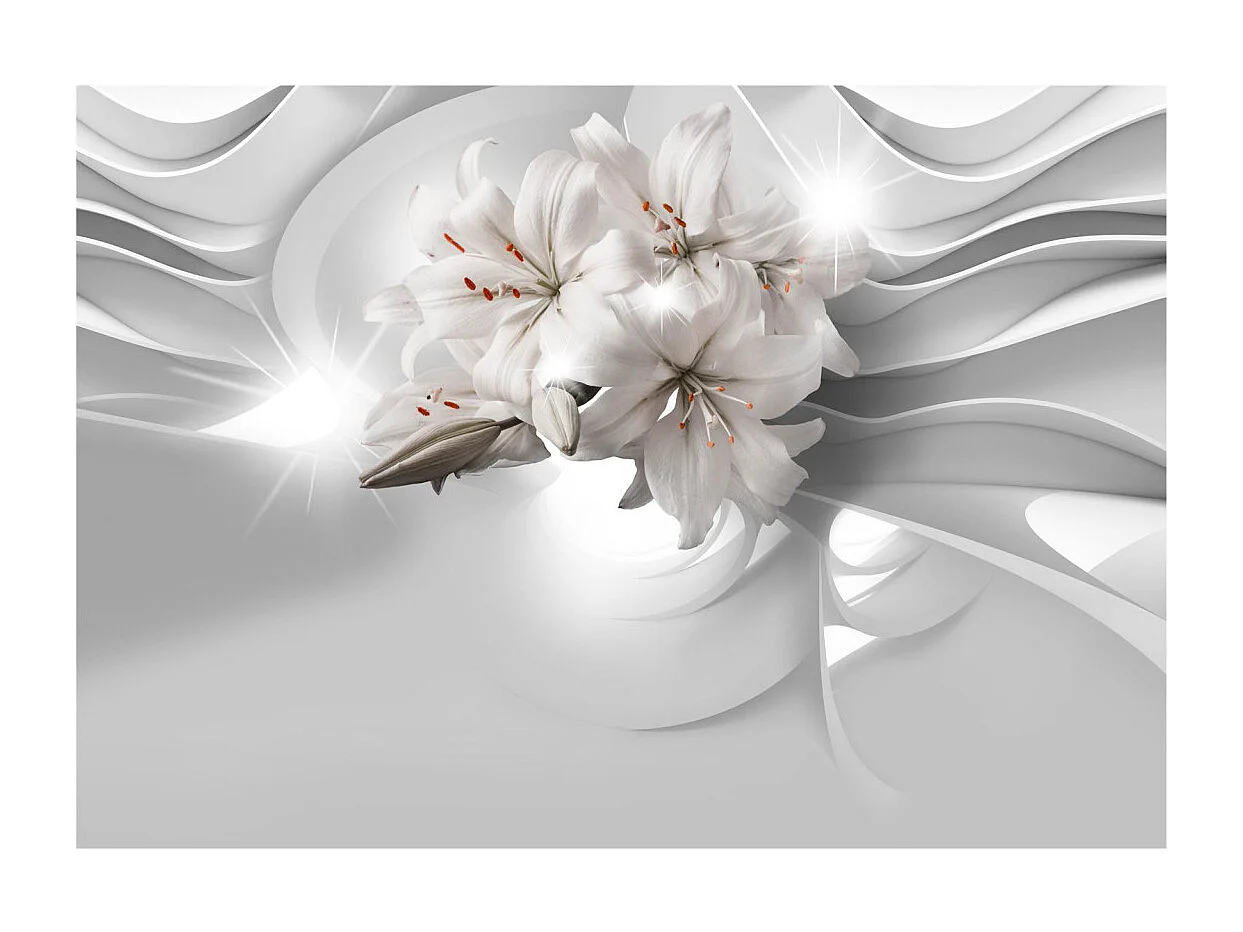 Papier Peint "Lilies in the Tunnel" 175 x 250 cm