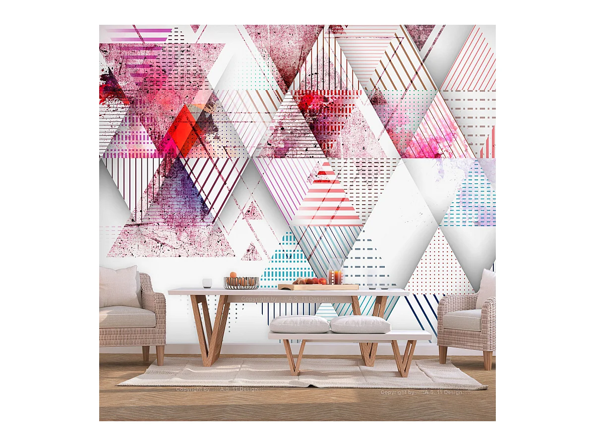 Papier Peint "Triangular World" 245 x 350 cm