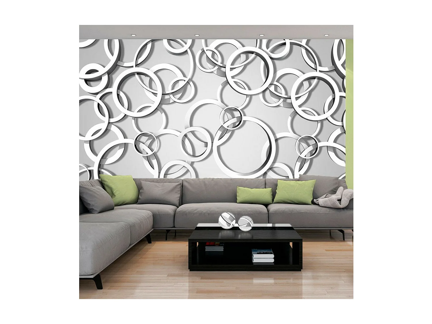 Papier Peint "Vicious Circles" 70 x 100 cm