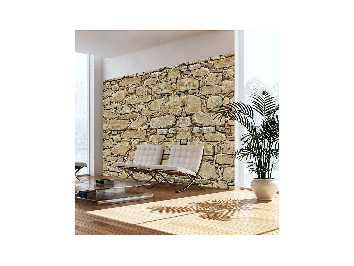 Papier Peint II "Stone Wall" 105 x 150 cm