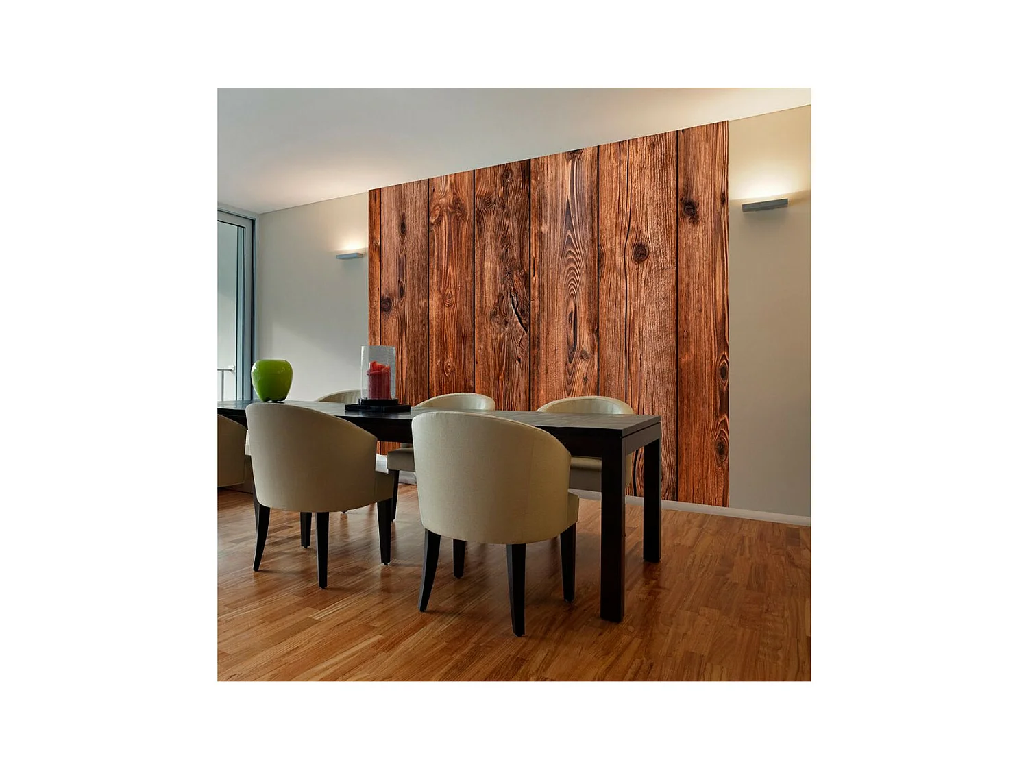 Papier Peint "Imitation Bois" 270 x 350 cm