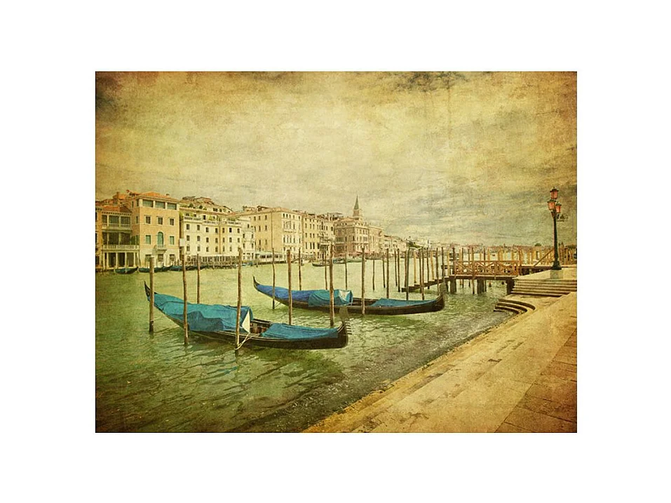 Papier Peint "Grand Canal, Venice Vintage" 154 x 200 cm