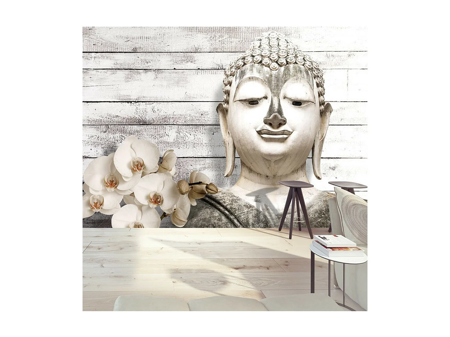 Papier Peint "Smiling Buddha" 245 x 350 cm