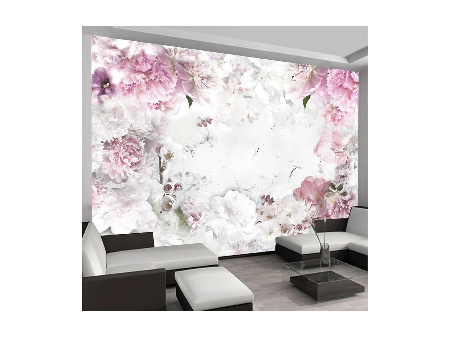 Papier Peint "Dancing Peonies" 210 x 300 cm