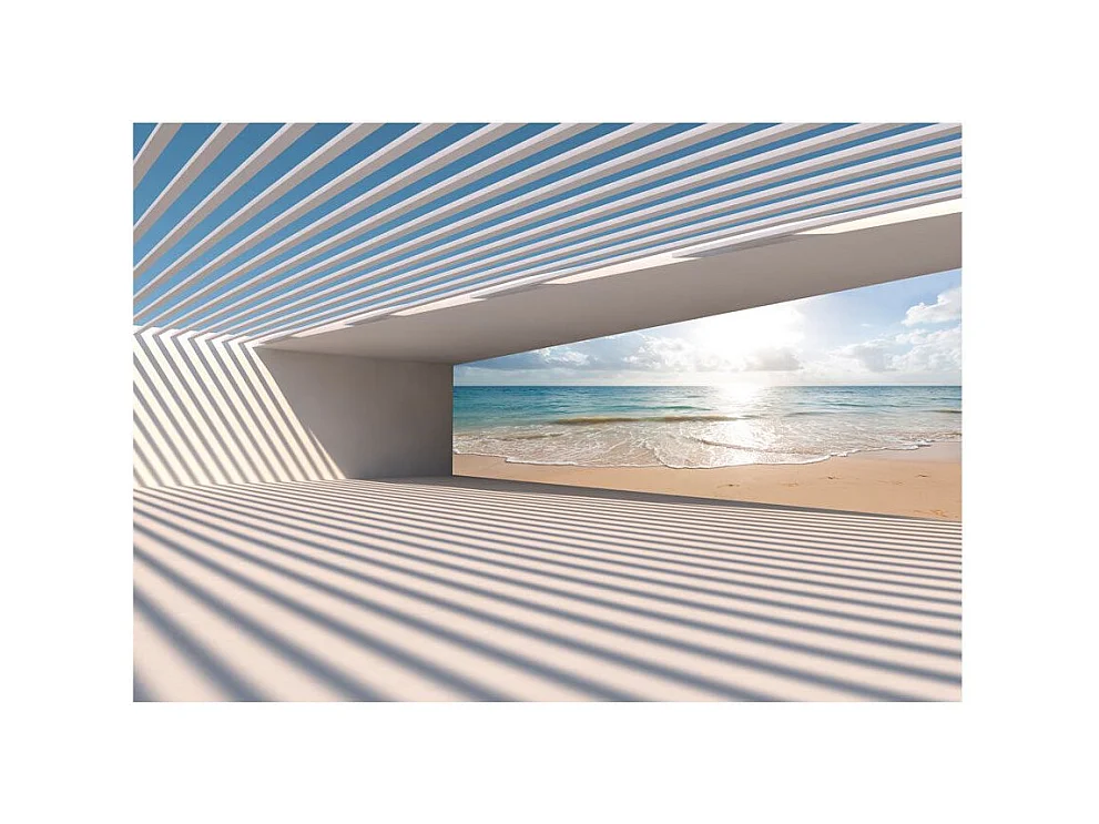 Papier Peint "City Beach" 70 x 100 cm