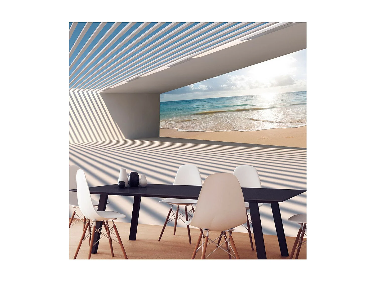 Papier Peint "City Beach" 70 x 100 cm