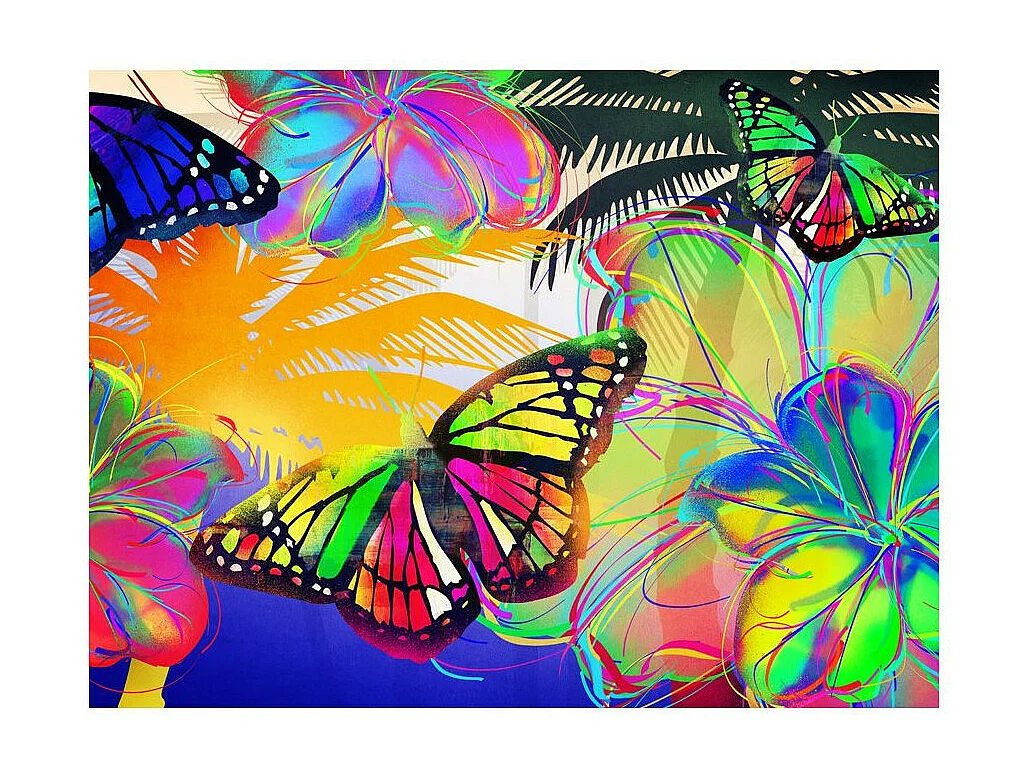 Papier Peint "Butterflies in the Stomach" 154 x 200 cm