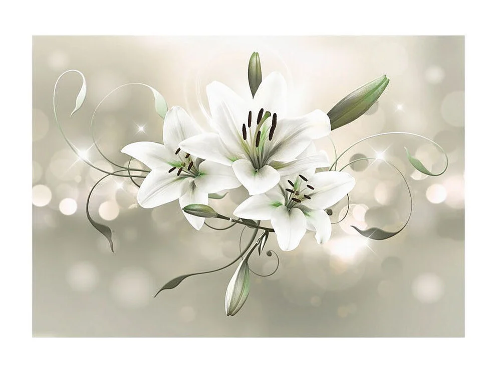 Papier Peint "Lily Flower of Masters" 140 x 200 cm