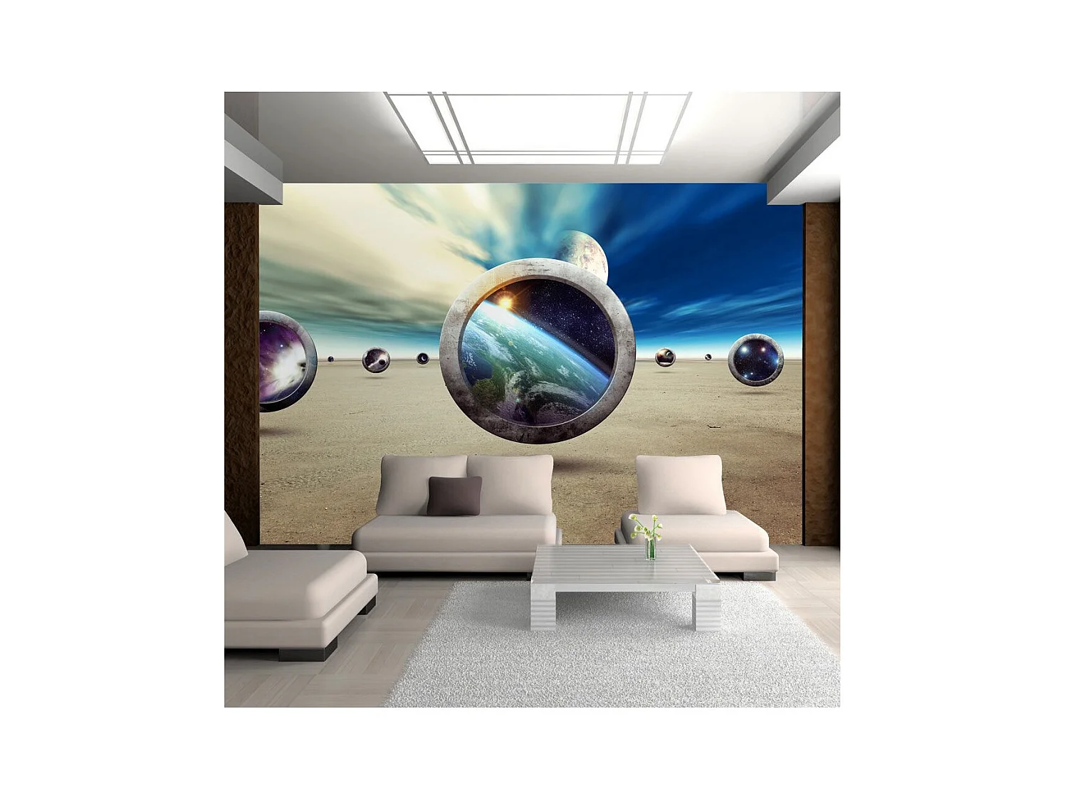 Papier Peint "Promonade dans l'univers" 245 x 350 cm