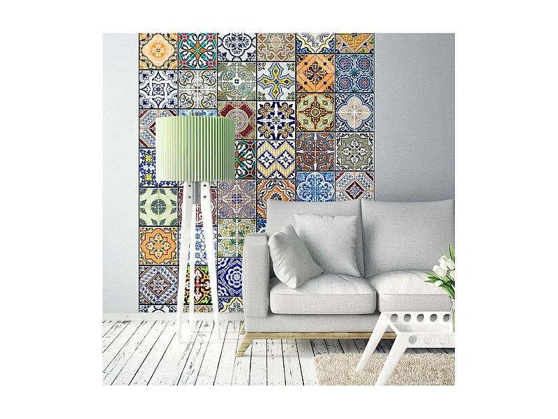 Papier Peint "Mosaïque Colorée" 50x1000cm