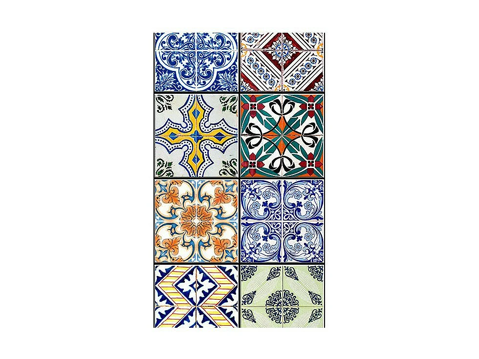 Papier Peint "Mosaïque Colorée" 50x1000cm