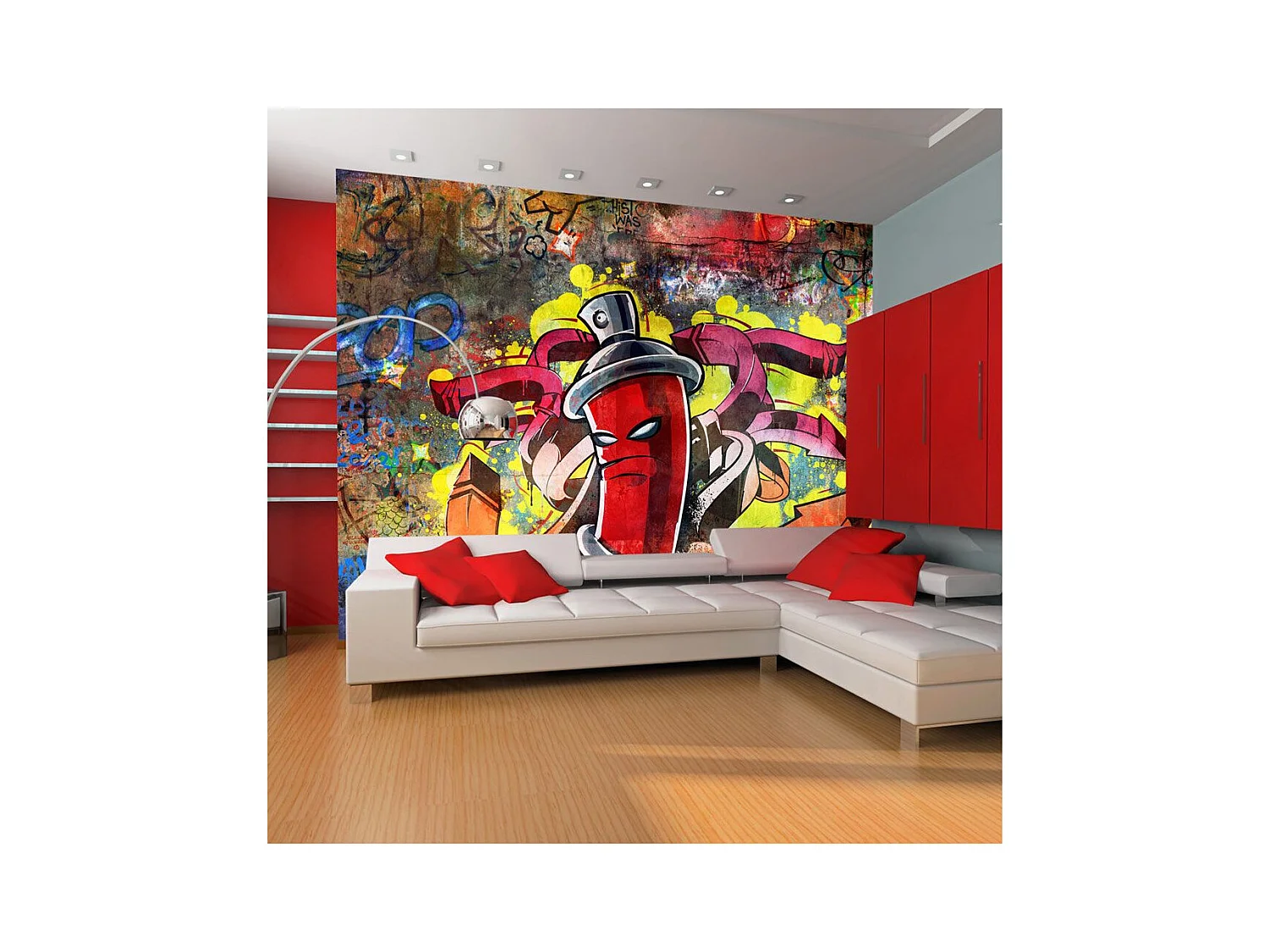 Papier Peint II "Graffiti Monster" 231 x 300 cm