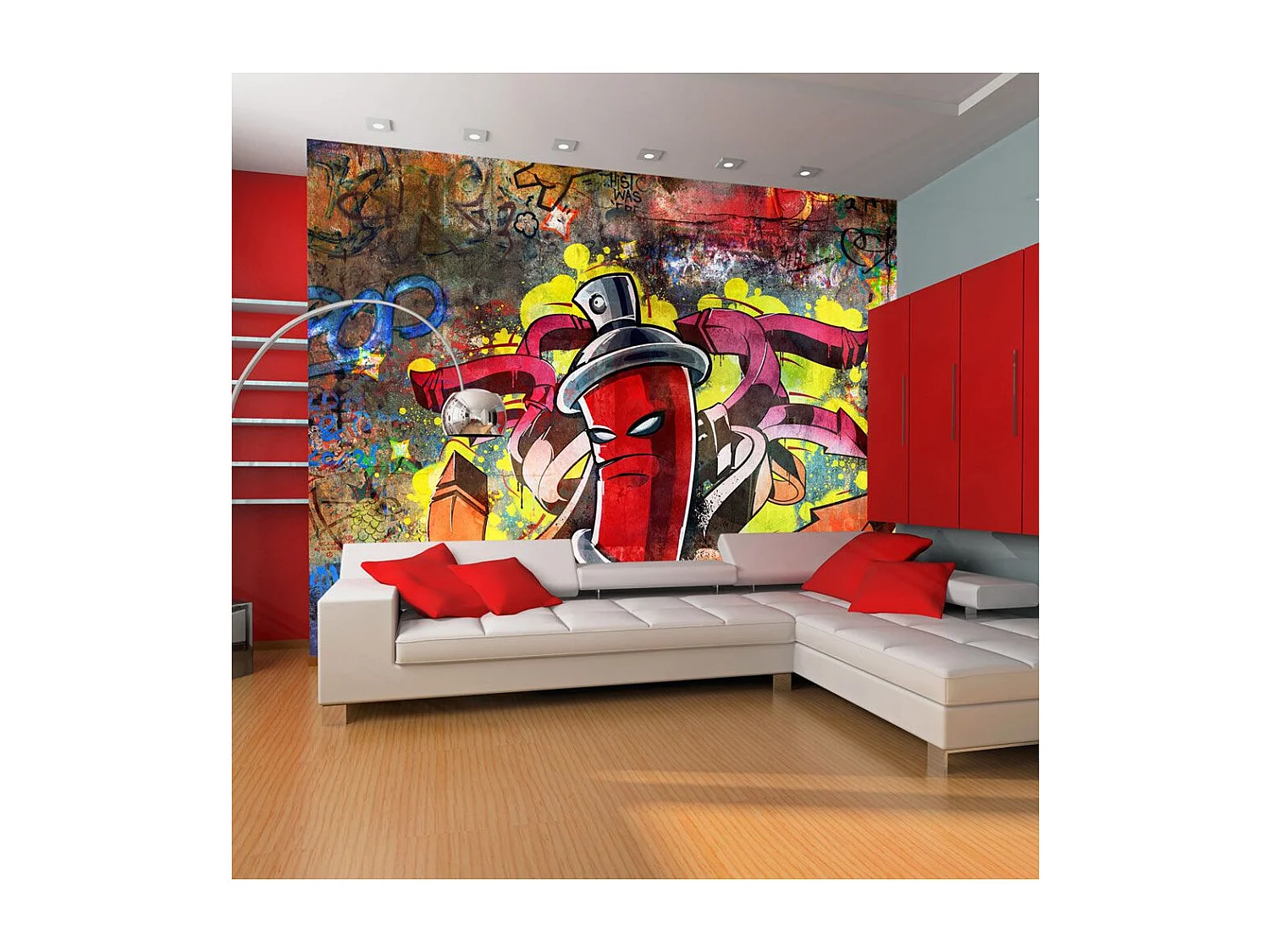 Papier Peint II "Graffiti Monster" 231 x 300 cm