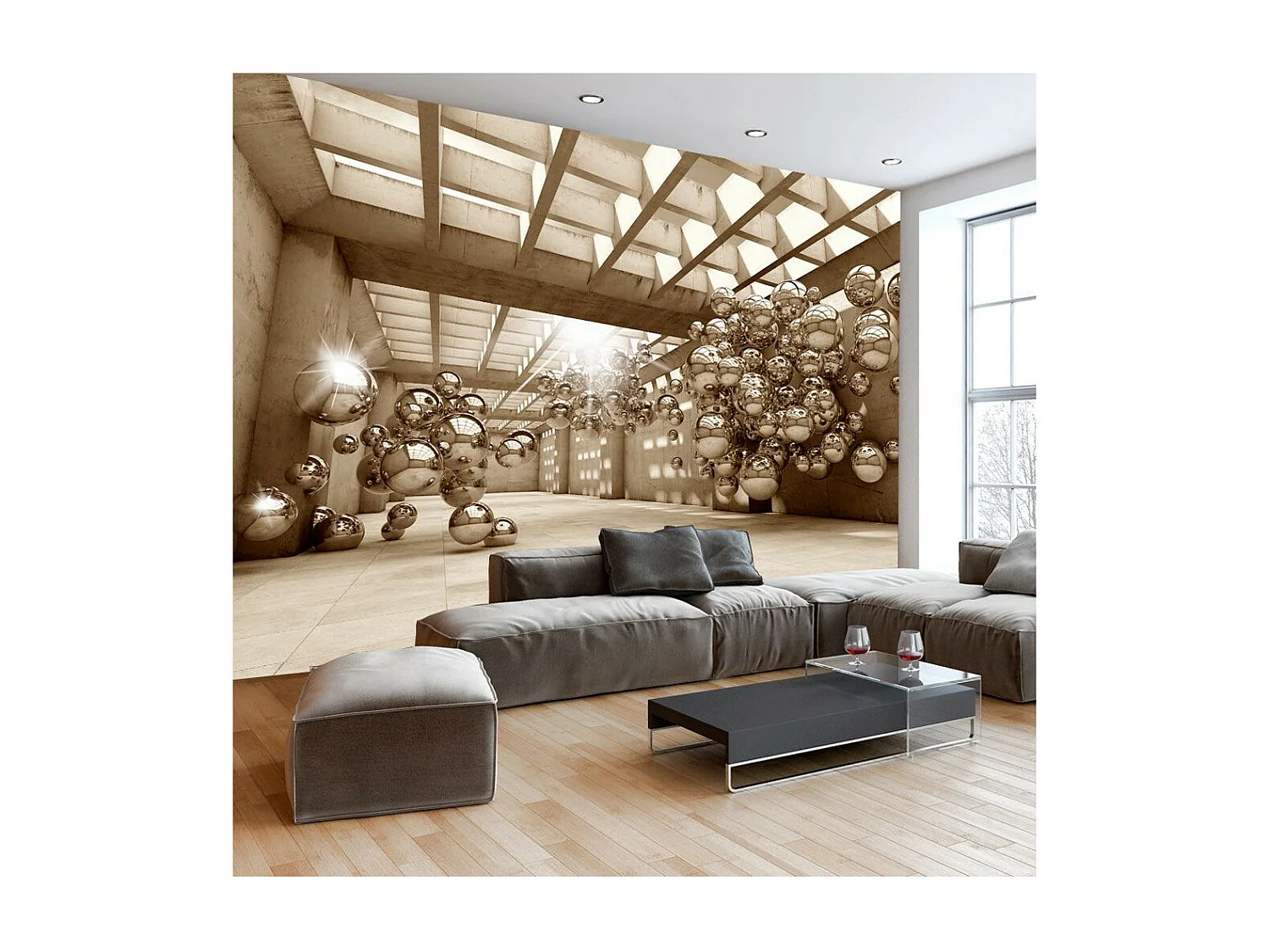 Papier Peint "Misterious Corridor" 105 x 150 cm