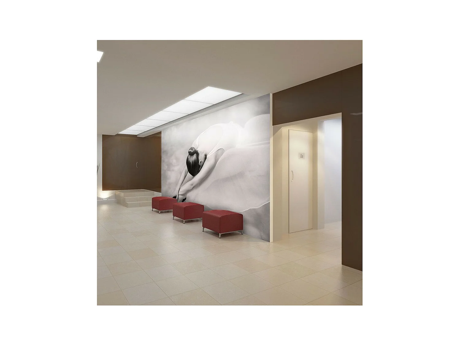 Papier Peint "Photographie : Ballerine" 193 x 250 cm