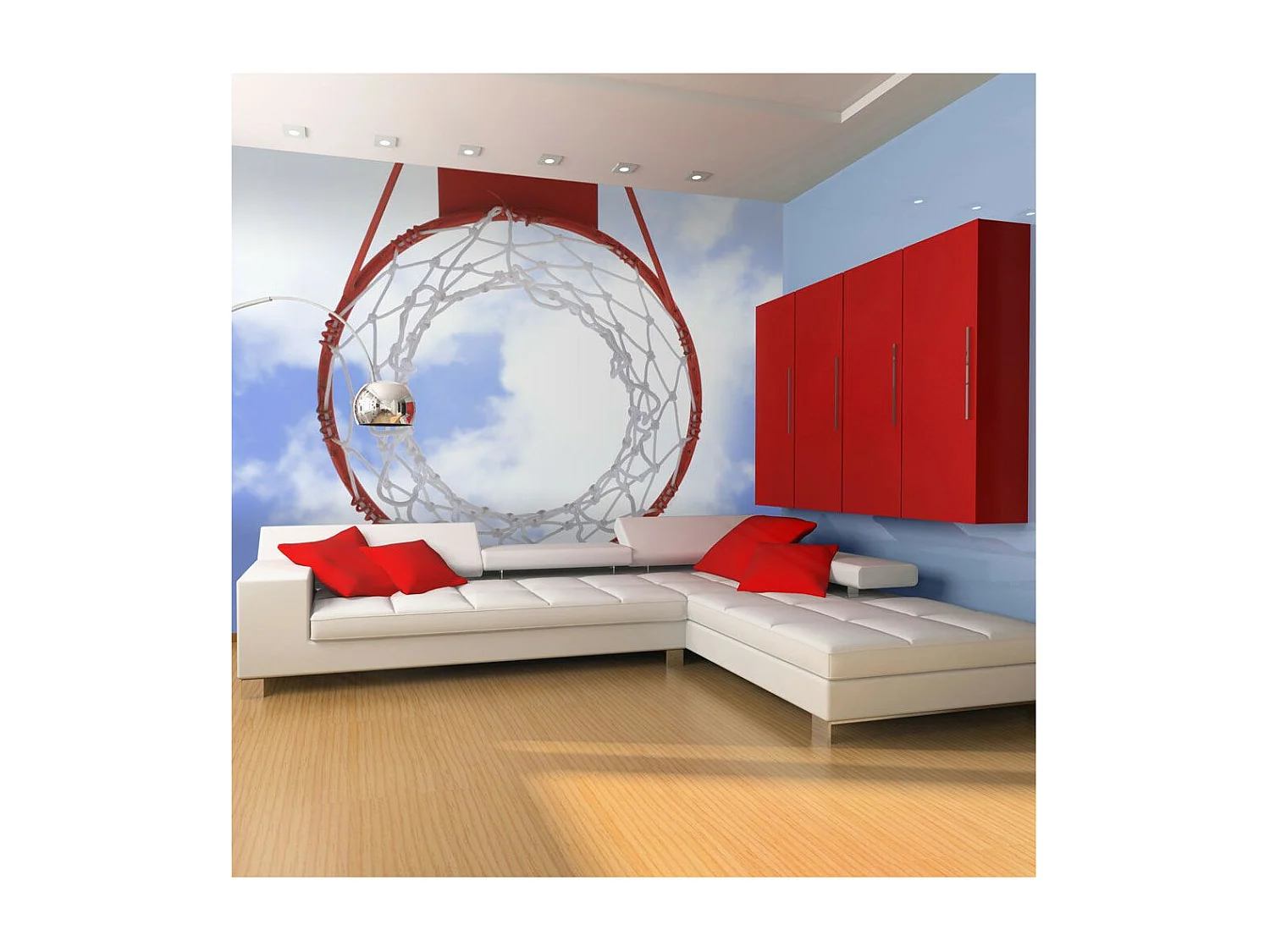 Papier Peint "Basketball" 154 x 200 cm