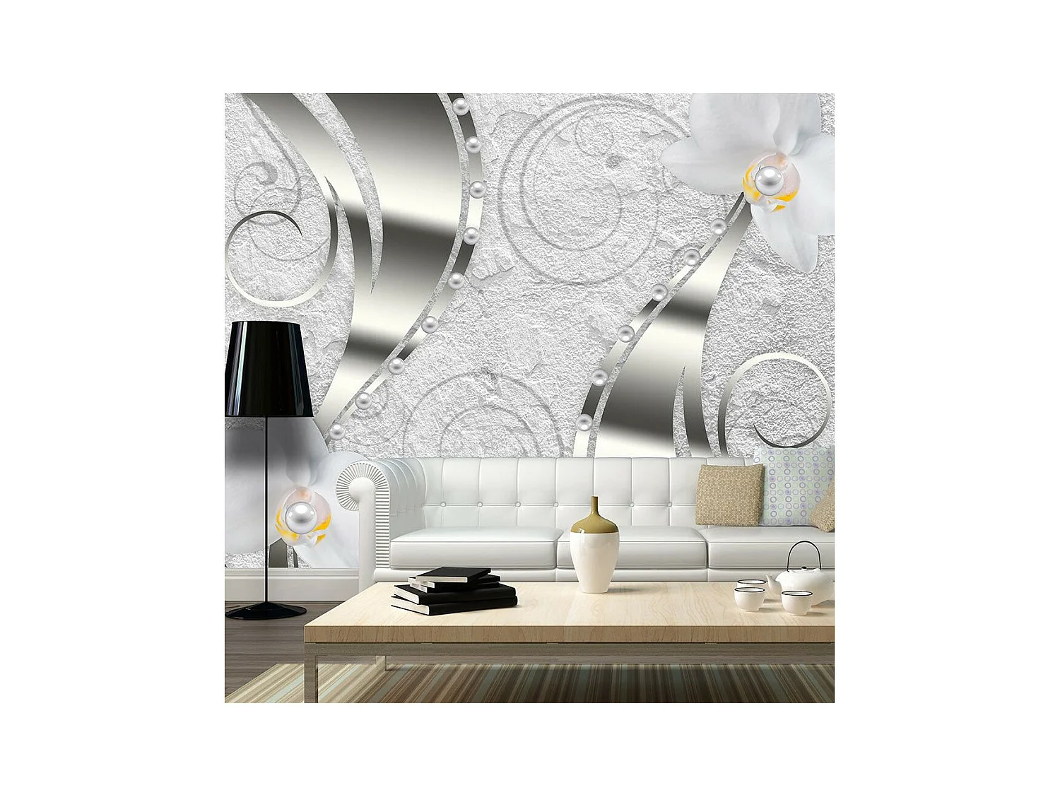 Papier Peint "Flowering Abstraction" 245 x 350 cm