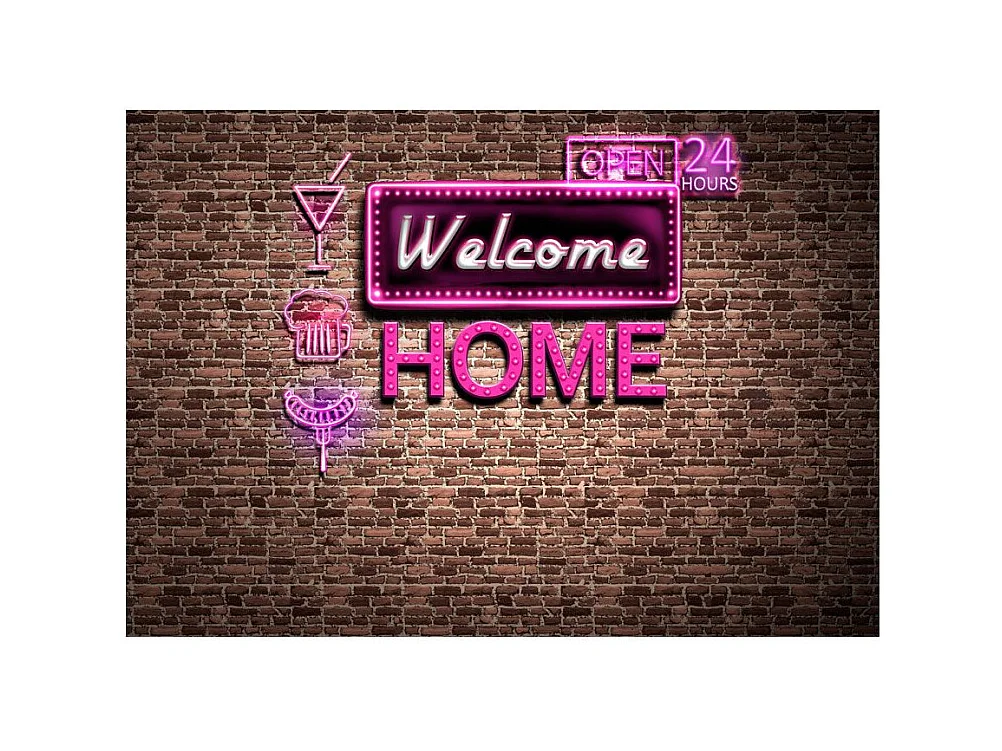 Papier Peint "Welcome Home" 70 x 100 cm
