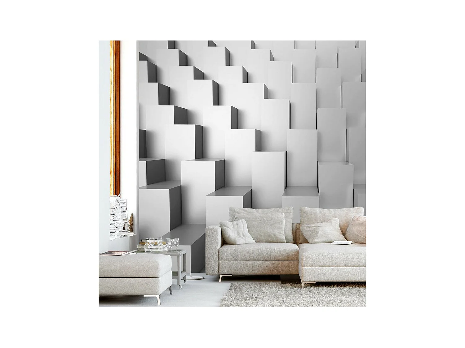 Papier Peint "Temple of Abstraction" 245 x 350 cm