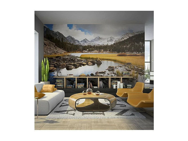 Papier Peint "Mountain Stream" 154 x 200 cm