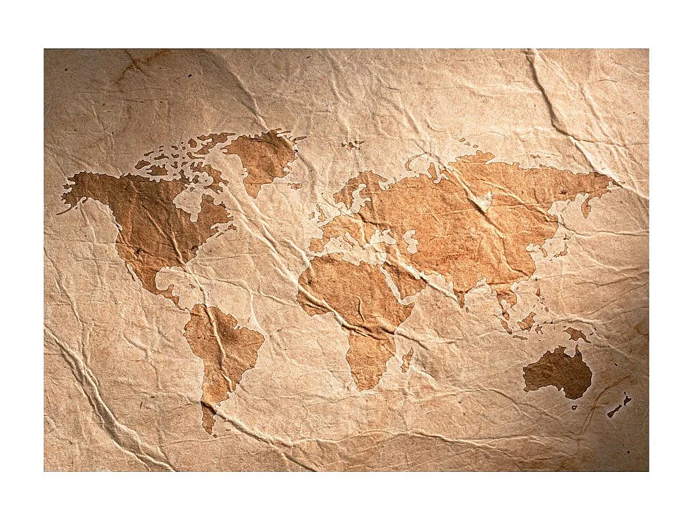 Papier Peint "Sandy Map" 140 x 200 cm