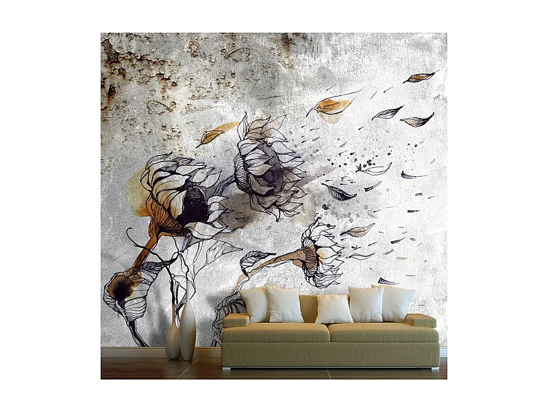 Papier Peint "Recall Sunflowers" 210 x 300 cm