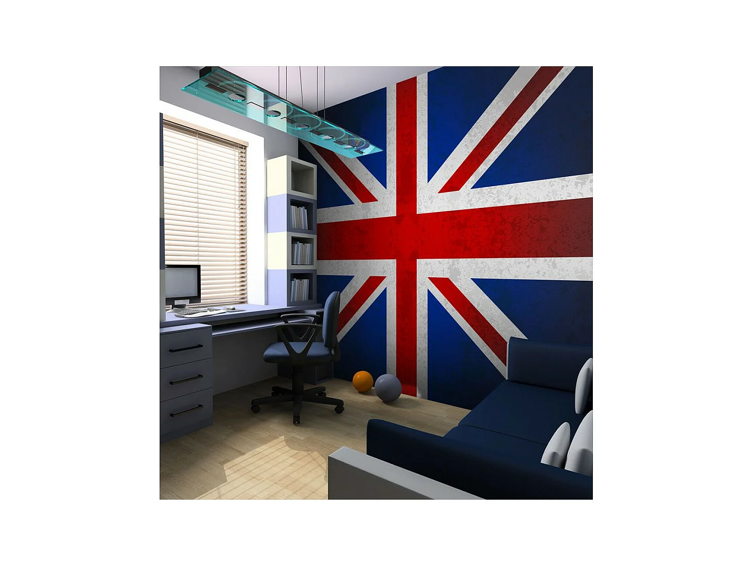 Papier Peint "Union Jack" 231 x 300 cm