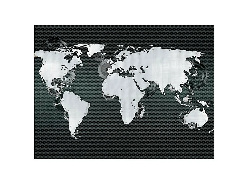 Papier Peint "Mechanical World" 154 x 200 cm