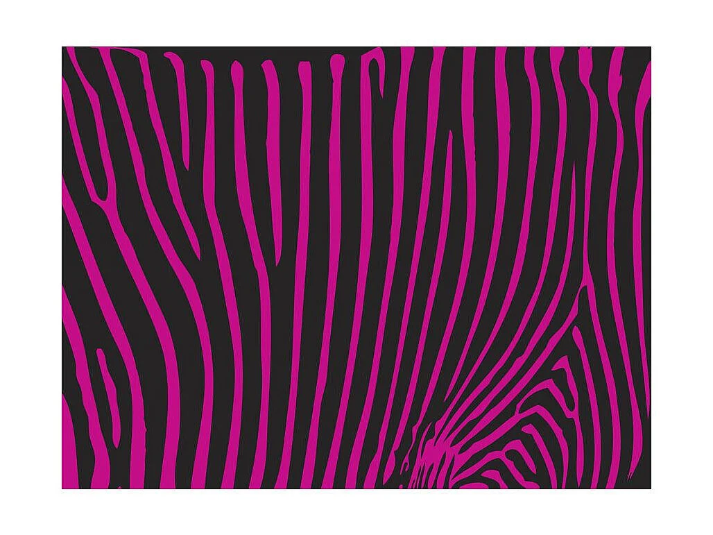 Papier Peint "Zebra Pattern Violet" 270 x 350 cm
