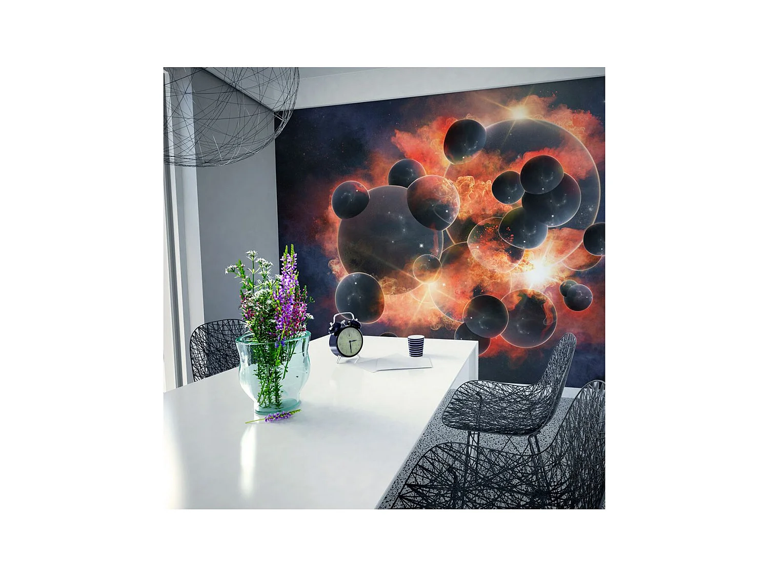 Papier Peint "Rayonnement Alpha" 270 x 350 cm