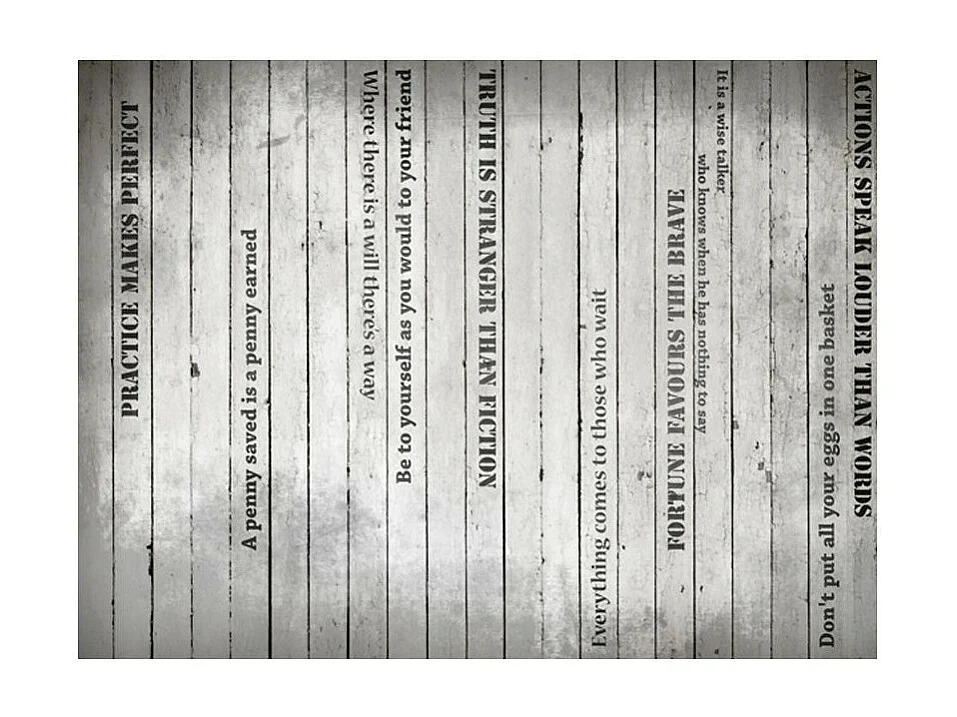 Papier Peint "Memorable Quotes" 231 x 300 cm