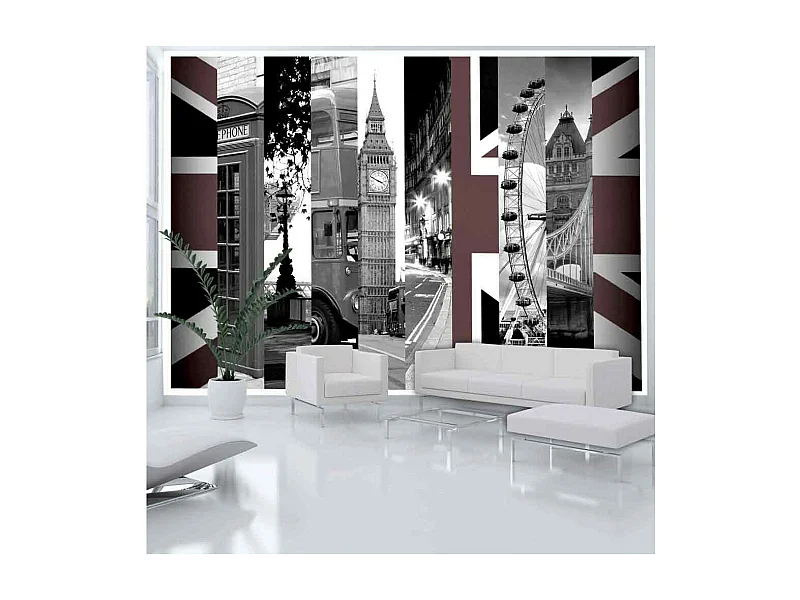 Papier Peint "London Symbols" 105 x 150 cm