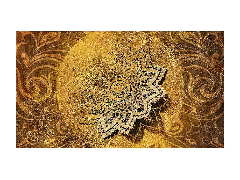 Papier Peint XXL "Golden Illumination" 280 x 500 cm
