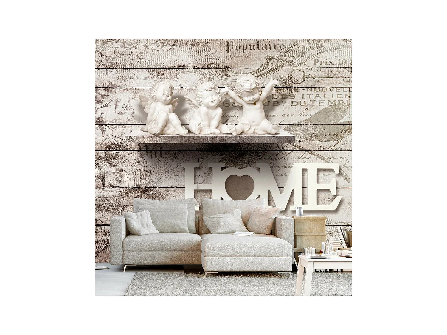 Papier Peint "Letters From Heaven" 140 x 200 cm