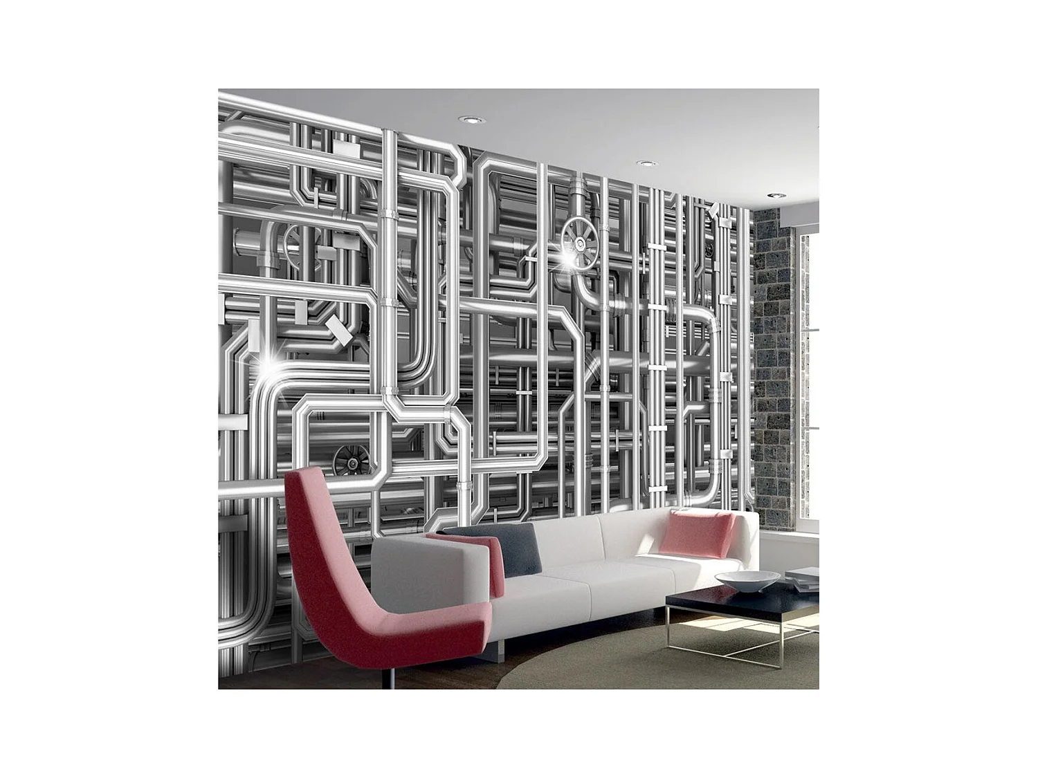 Papier Peint "Urban Maze" 140 x 200 cm