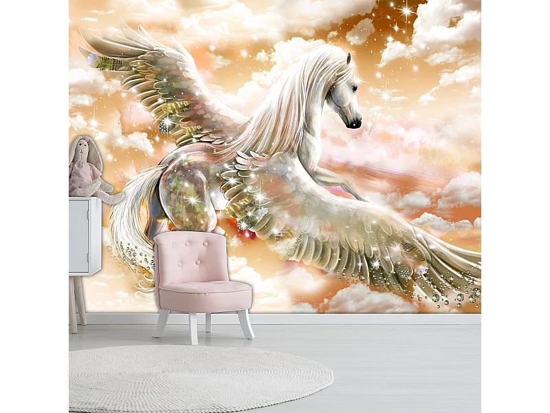 Papier Peint "Pegasus Orange" 245 x 350 cm