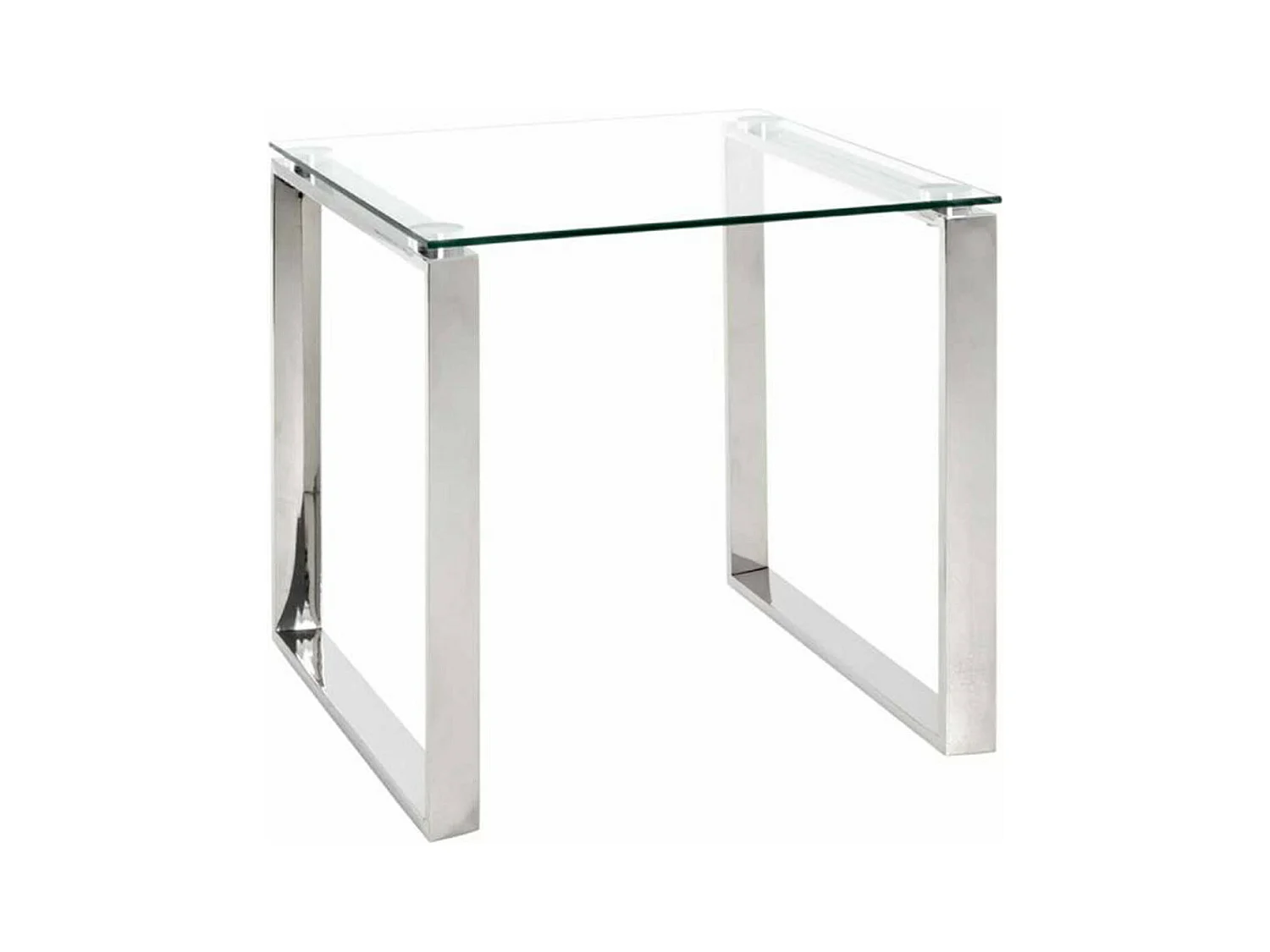 Table d'Appoint Design "Hytin" 55cm Argent