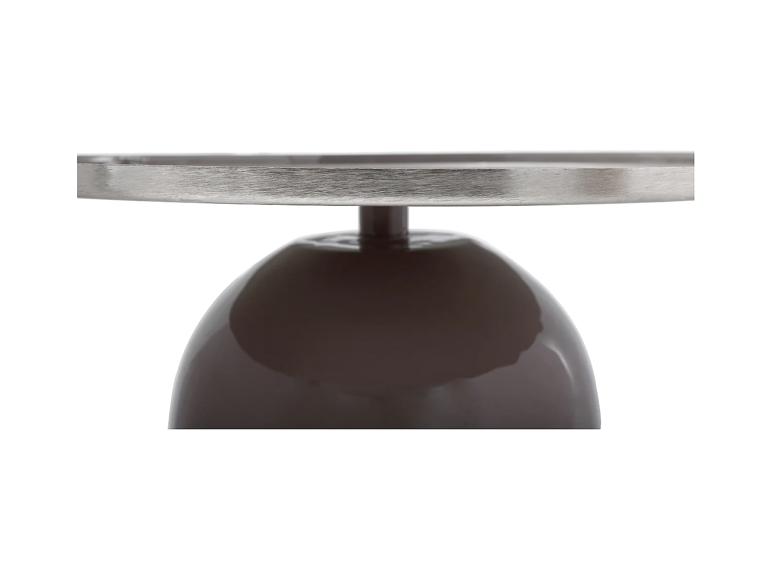 Table d'Appoint Design "Lucile" 51cm Gris