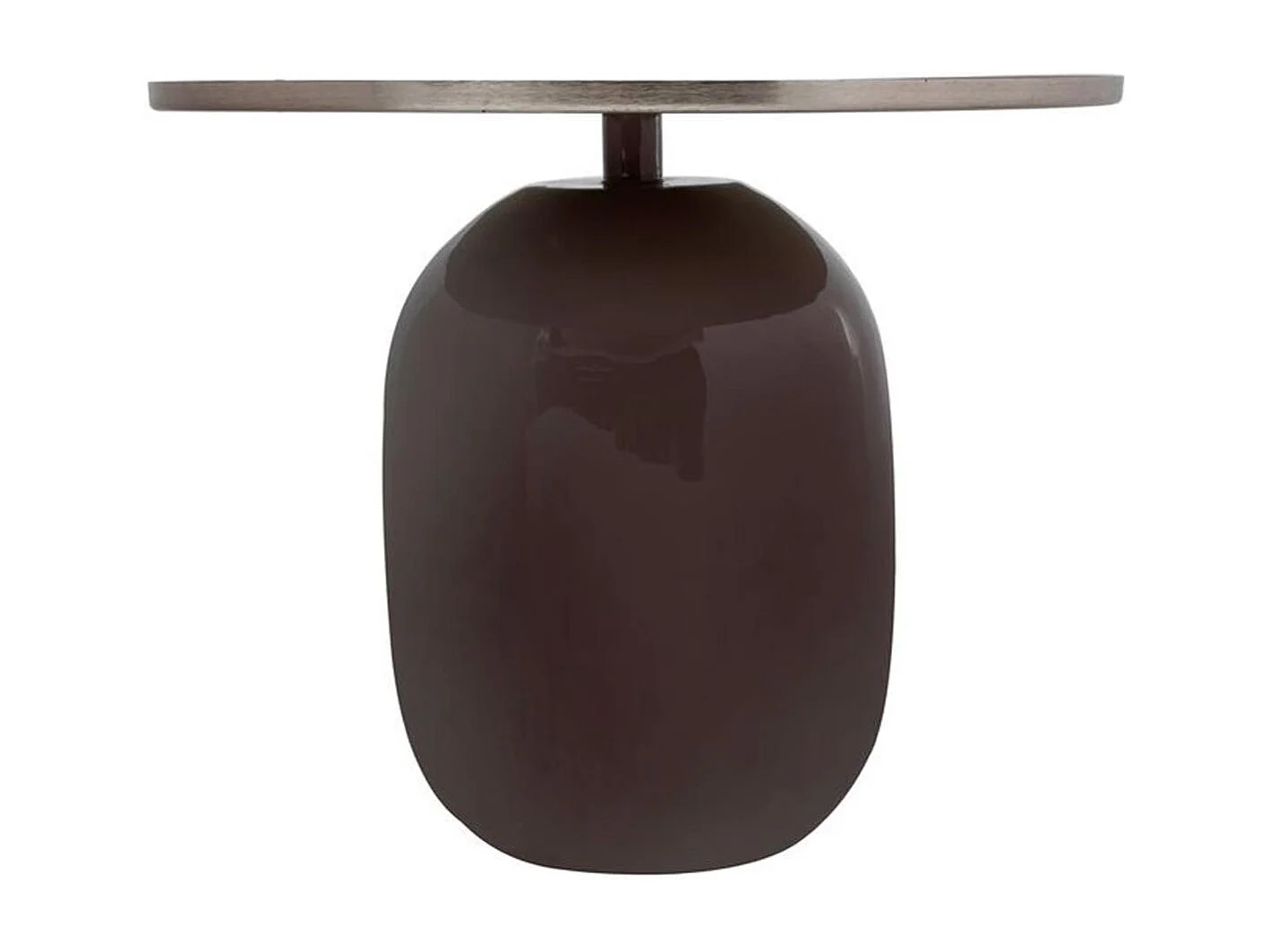 Table d'Appoint Design "Lucile" 51cm Gris