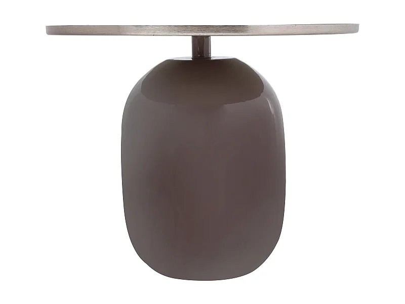 Table d'Appoint Design "Lucile" 51cm Gris
