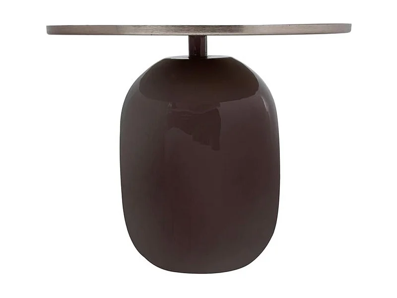 Table d'Appoint Design "Lucile" 51cm Gris